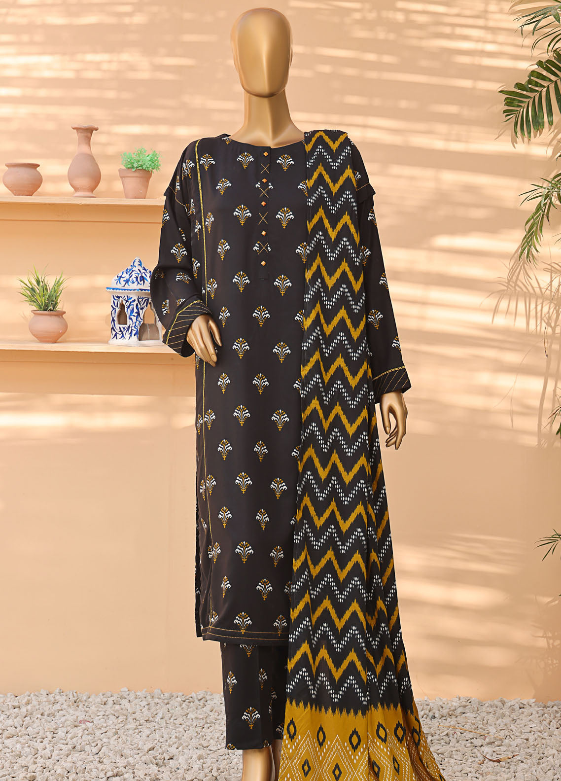 HZ Textiles Wintry Co-Ords Printed Linen 3 Piece Unstitched Suit HZ25WCOPL D-LCP-206 HZ Textiles Wintry Co-Ords Printed Linen 3 Piece Unstitched Suit HZ25WCOPL D-LCP-206