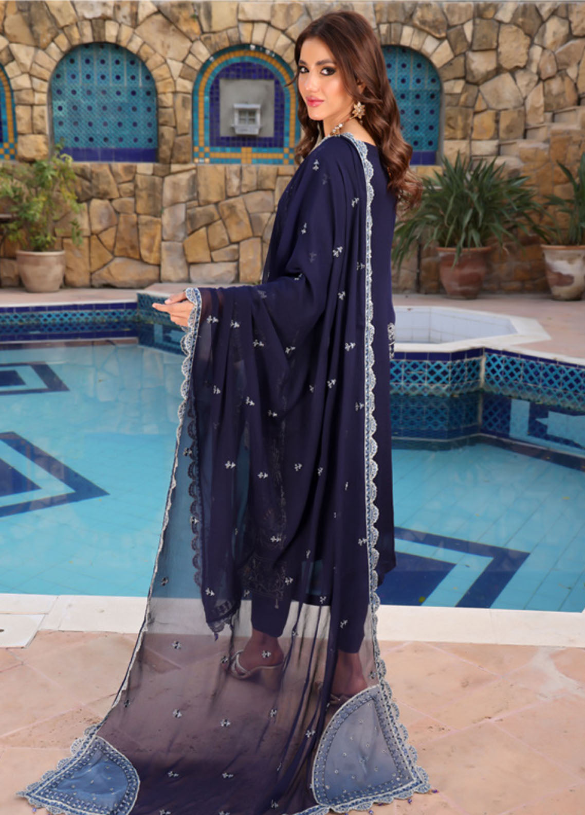 Iishq-E-Atish By Schick Luxury Embroidered Chiffon 3 Piece Semi Stitched Suit SDH24IALC D-03 Iishq-E-Atish By Schick Luxury Embroidered Chiffon 3 Piece Semi Stitched Suit SDH24IALC D-03