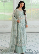 Inara By Zarif Embroidered Net 3 Piece Unstitched Suit ZF25IF ZRI-01 RUHYA