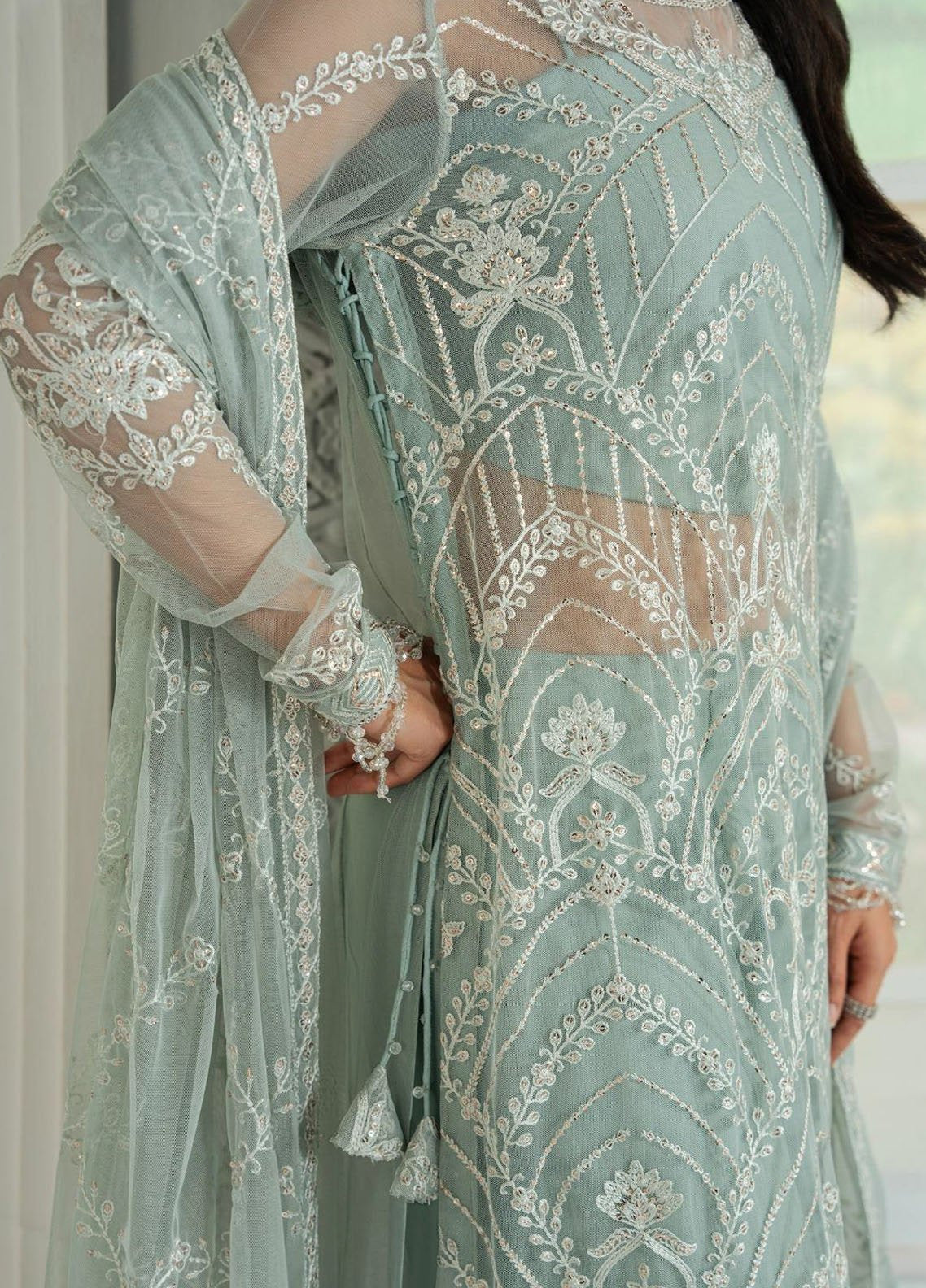 Inara By Zarif Embroidered Net 3 Piece Unstitched Suit ZF25IF ZRI-01 RUHYA Inara By Zarif Embroidered Net 3 Piece Unstitched Suit ZF25IF ZRI-01 RUHYA