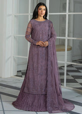 Inara By Zarif Embroidered Net 3 Piece Unstitched Suit ZF25IF ZRI-03 NISA