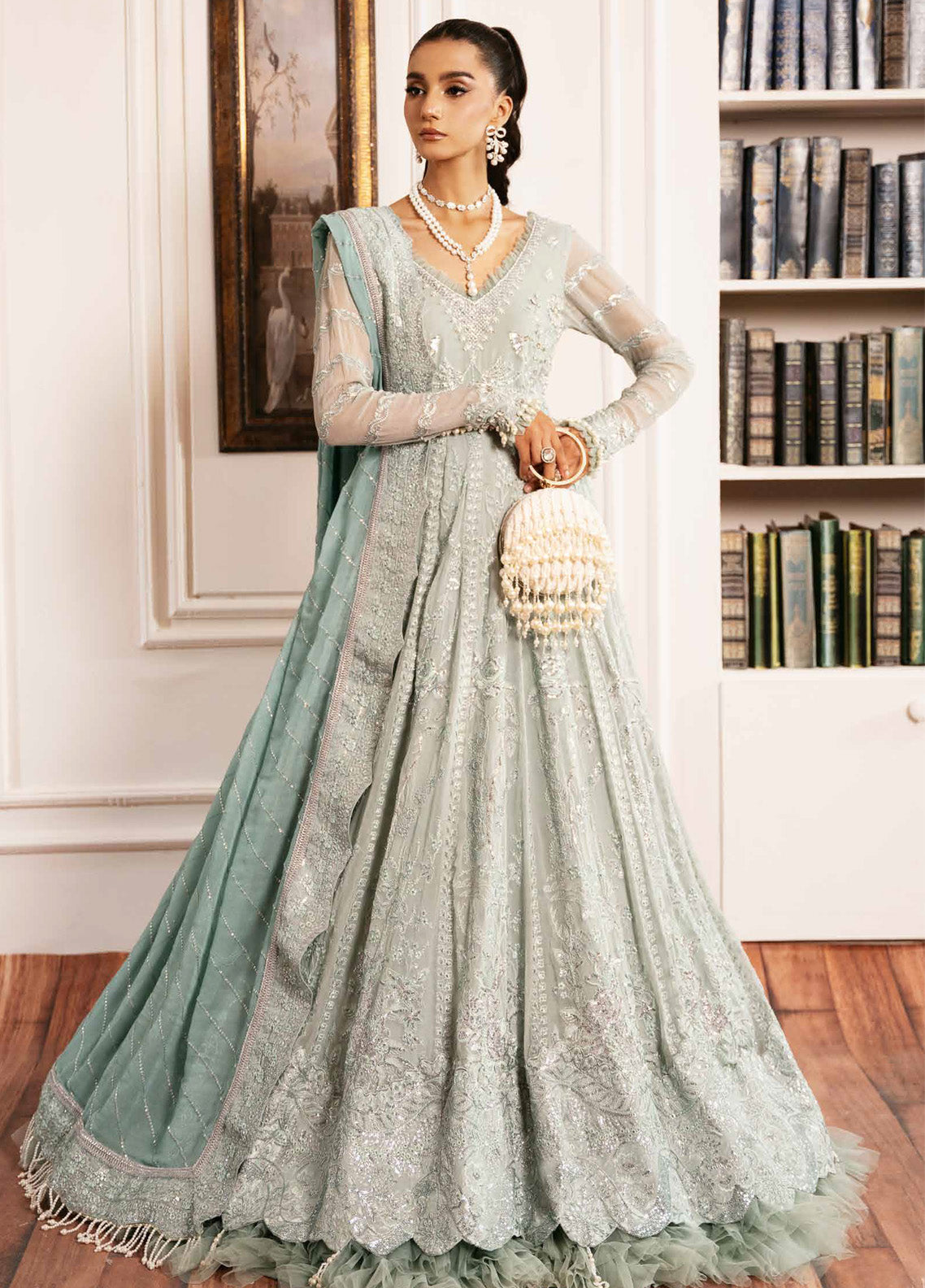 Inayat By AJR Couture Embroidered Chiffon 3 Piece Unstitched Suit AJRC24IW D-04 EXQUISITE ROSE Inayat By AJR Couture Embroidered Chiffon 3 Piece Unstitched Suit AJRC24IW D-04 EXQUISITE ROSE