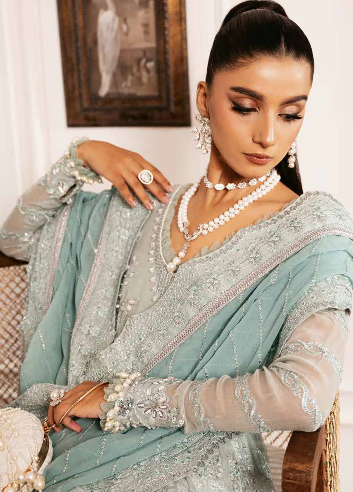 Inayat By AJR Couture Embroidered Chiffon 3 Piece Unstitched Suit AJRC24IW D-04 EXQUISITE ROSE Inayat By AJR Couture Embroidered Chiffon 3 Piece Unstitched Suit AJRC24IW D-04 EXQUISITE ROSE