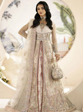 Inayat By AJR Couture Festive Formals Embroidered Net 3 Piece Unstitched Suit ARJC24I AFF-03 AMARYLLIS