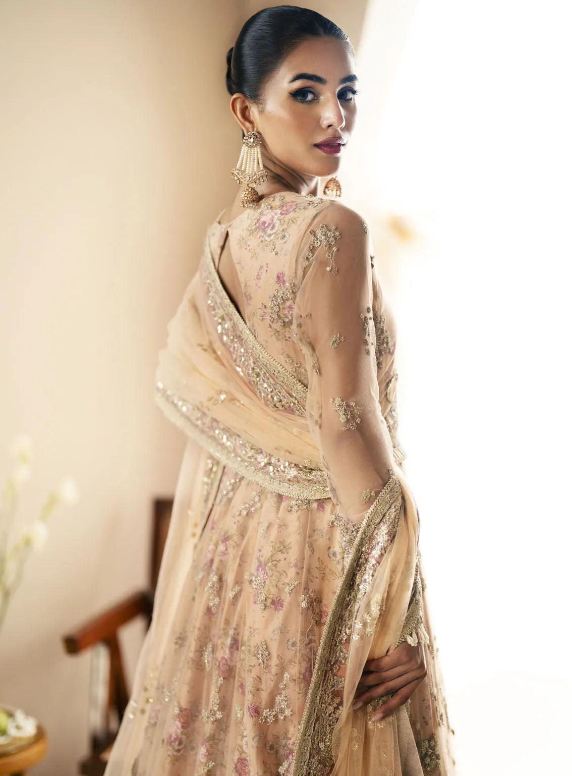 Inayat By AJR Couture Festive Formals Embroidered Net 3 Piece Unstitched Suit ARJC24I AFF-05 DAFFODIL Inayat By AJR Couture Festive Formals Embroidered Net 3 Piece Unstitched Suit ARJC24I AFF-05 DAFFODIL
