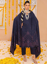 Inayat By Schick Zari Embroidered Viscose 3 Piece Unstitched Suit SDH24I D-01