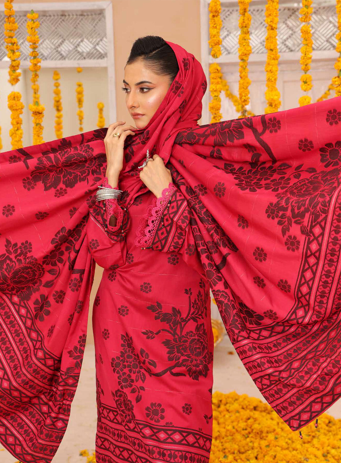 Inayat By Schick Zari Embroidered Viscose 3 Piece Unstitched Suit SDH24I D-06 Inayat By Schick Zari Embroidered Viscose 3 Piece Unstitched Suit SDH24I D-06