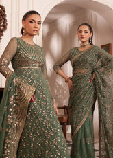 Inayat By Zarif Embroidered Net 3 Piece Unstitched Suit ZF24I ZRI-04 SHABAB