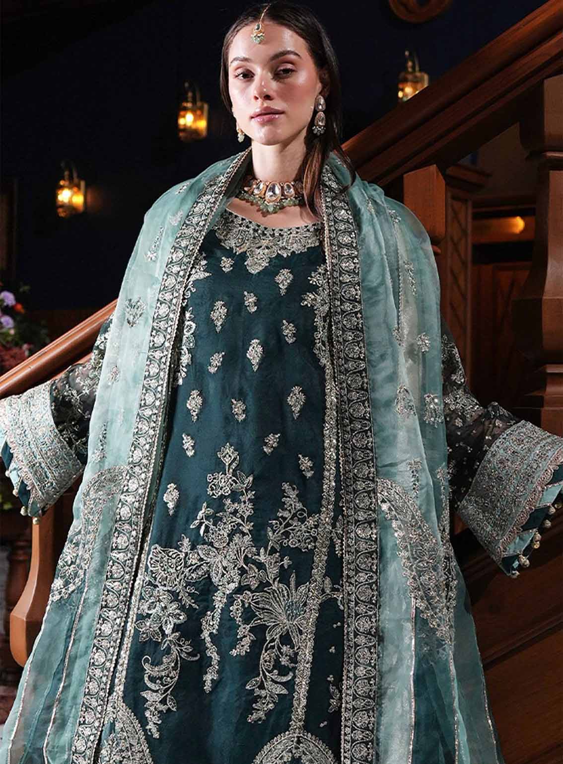 Inayat Premium Festive Formals Embroidered Organza 3 Piece Unstitched Suit INP25FF D-02 EZRA Inayat Premium Festive Formals Embroidered Organza 3 Piece Unstitched Suit INP25FF D-02 EZRA