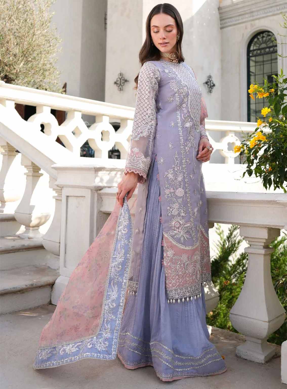 Inayat Premium Festive Formals Embroidered Organza 3 Piece Unstitched Suit INP25FF D-05 LIZA Inayat Premium Festive Formals Embroidered Organza 3 Piece Unstitched Suit INP25FF D-05 LIZA