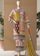 Intermix Art & Craft By HZ Textile Printed Cambric 3 Piece Stitched Suit HZ25IA&C ELP-537 ART BREAKOUT