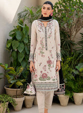 Iris By Jazmin Eid Spring Embroidered Lawn 3 Piece Unstitched Suit JZ24I D8