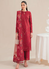 Iris By Jazmin Embroidered Lawn 3 Piece Unstitched Suit JZ25I D-IL-03