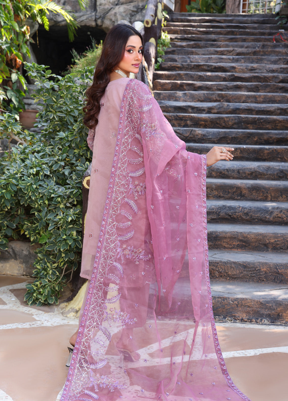 Iris By Schick Embroidered Organza 3 Piece Unstitched Suit SDH25ILEO AT-03 Iris By Schick Embroidered Organza 3 Piece Unstitched Suit SDH25ILEO AT-03