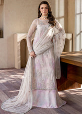 Iris By Zarif Embroidered Net 3 Piece Unstitched Suit ZF24IE ZRI-01 ORCHID