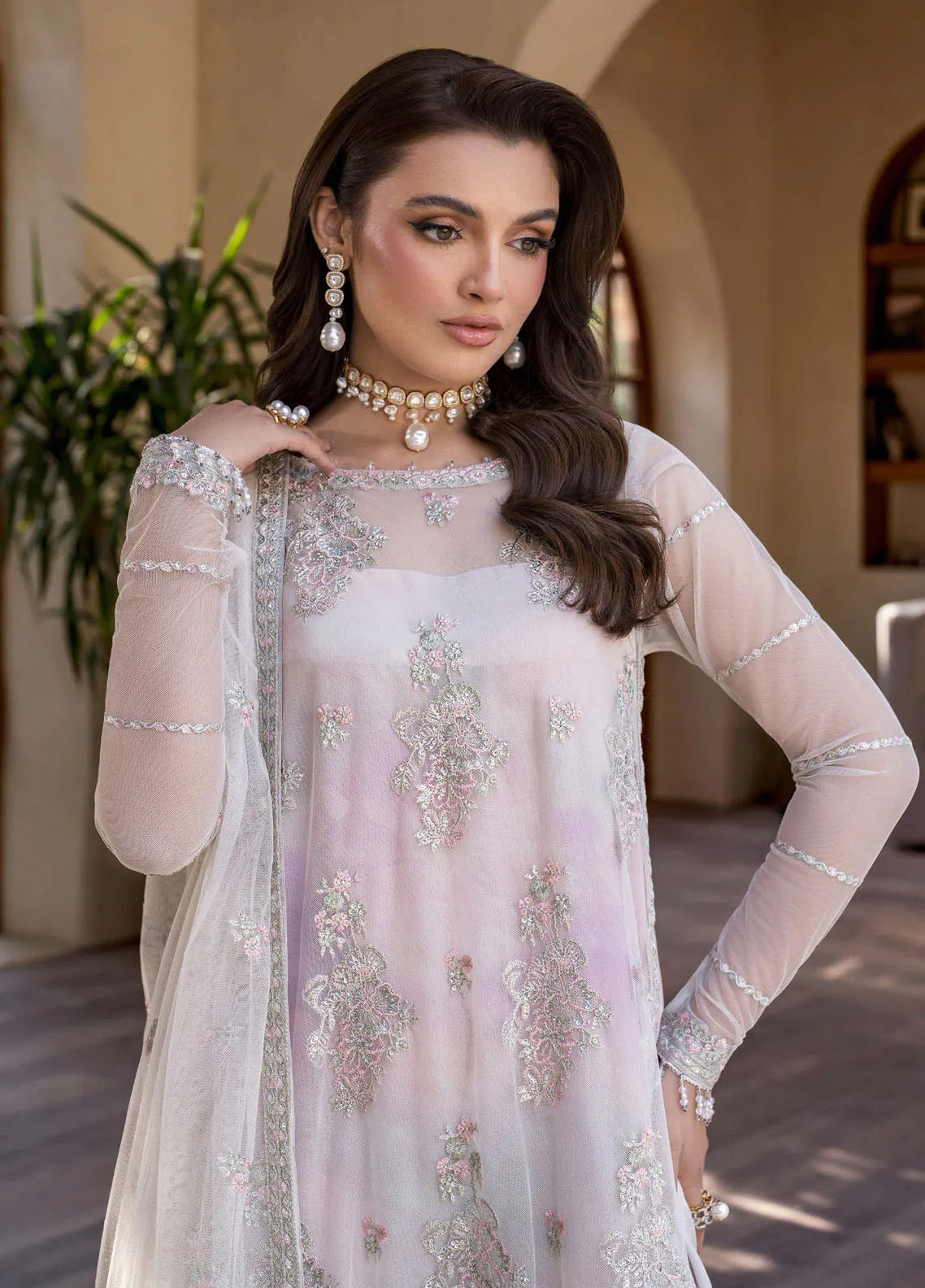Iris By Zarif Embroidered Net 3 Piece Unstitched Suit ZF24IE ZRI-01 ORCHID Iris By Zarif Embroidered Net 3 Piece Unstitched Suit ZF24IE ZRI-01 ORCHID