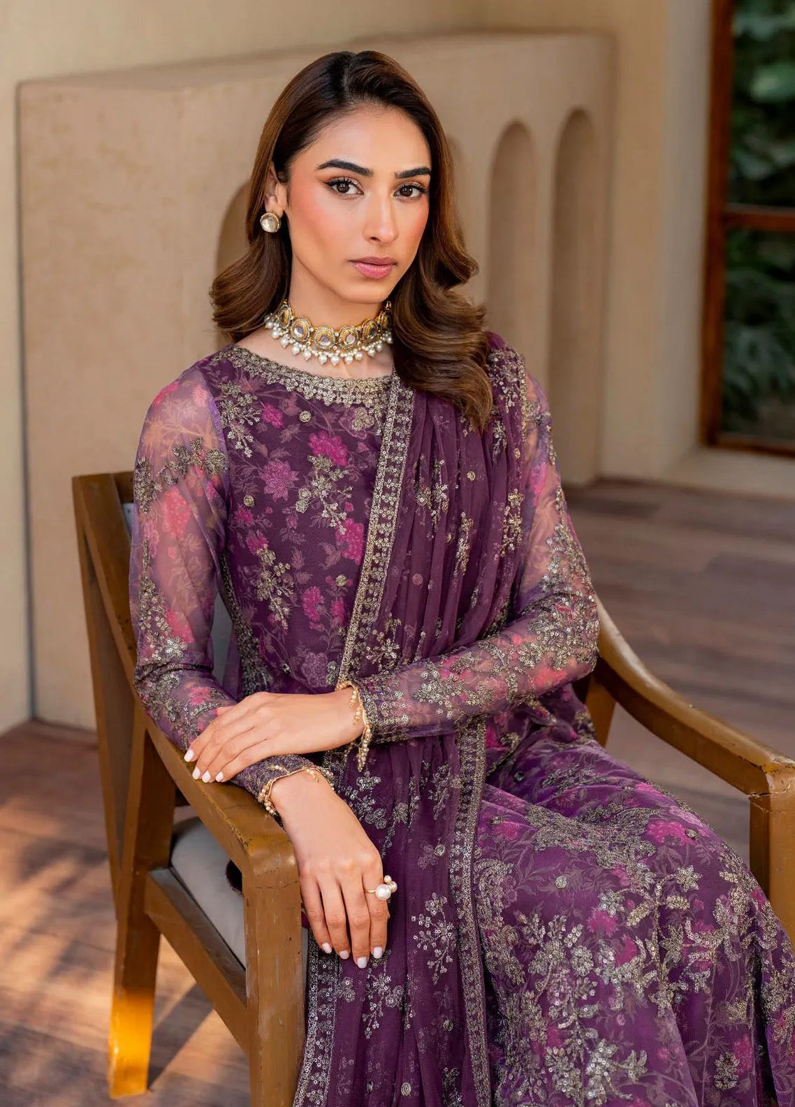 Iris By Zarif Embroidered Net 3 Piece Unstitched Suit ZF24IE ZRI-04 SALVIA Iris By Zarif Embroidered Net 3 Piece Unstitched Suit ZF24IE ZRI-04 SALVIA