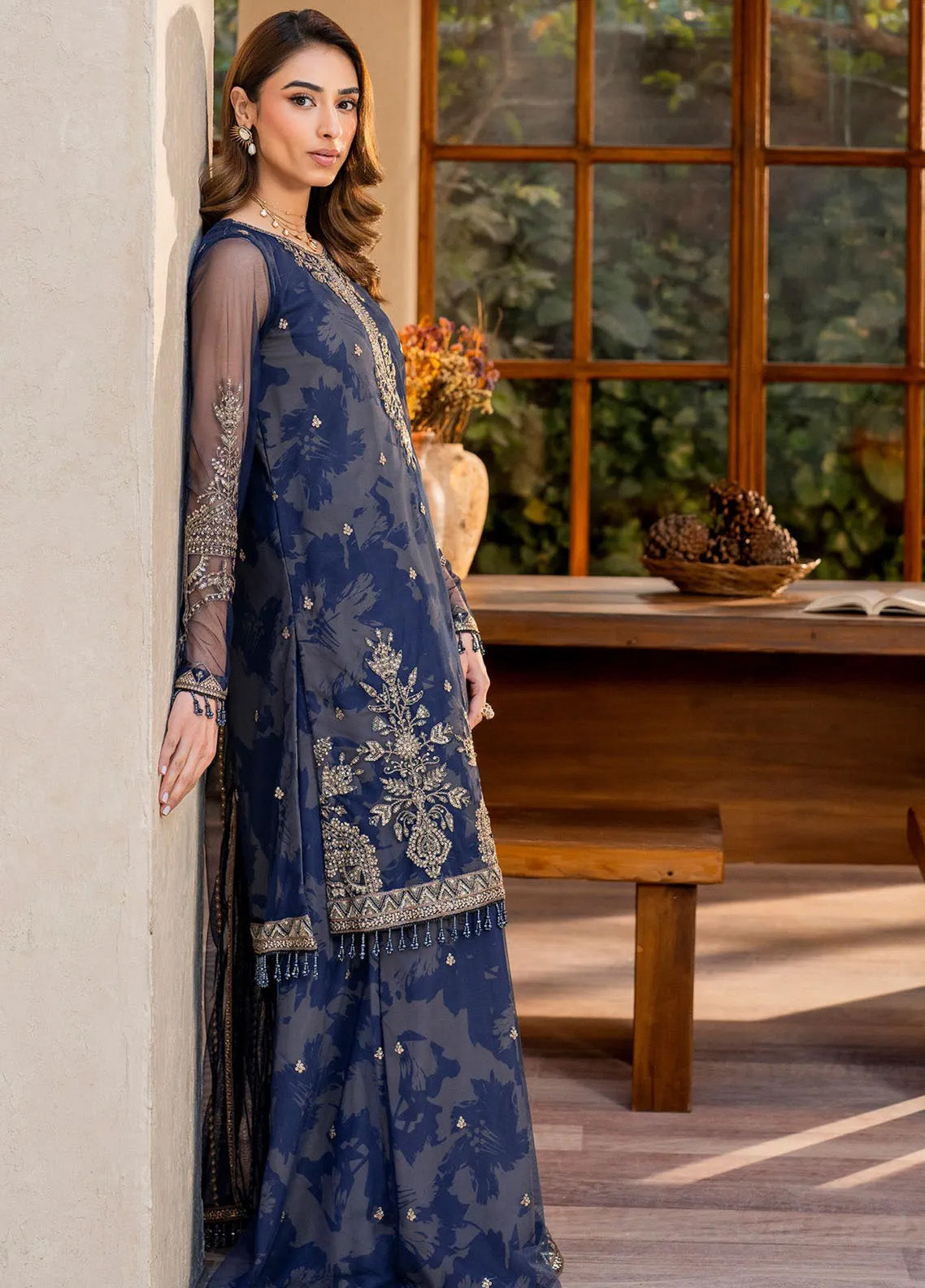 Iris By Zarif Embroidered Net 3 Piece Unstitched Suit ZF24IE ZRI-05 ZINNIA Iris By Zarif Embroidered Net 3 Piece Unstitched Suit ZF24IE ZRI-05 ZINNIA