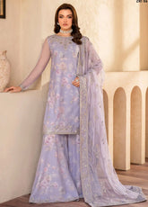 Iris By Zarif Embroidered Net 3 Piece Unstitched Suit ZF24IE ZRI-06 LOTUS