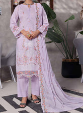 Ishama By Pak Fabrics Embroidered Slub Lawn Unstitched 3 Piece Suit PF25LESL ECD-551