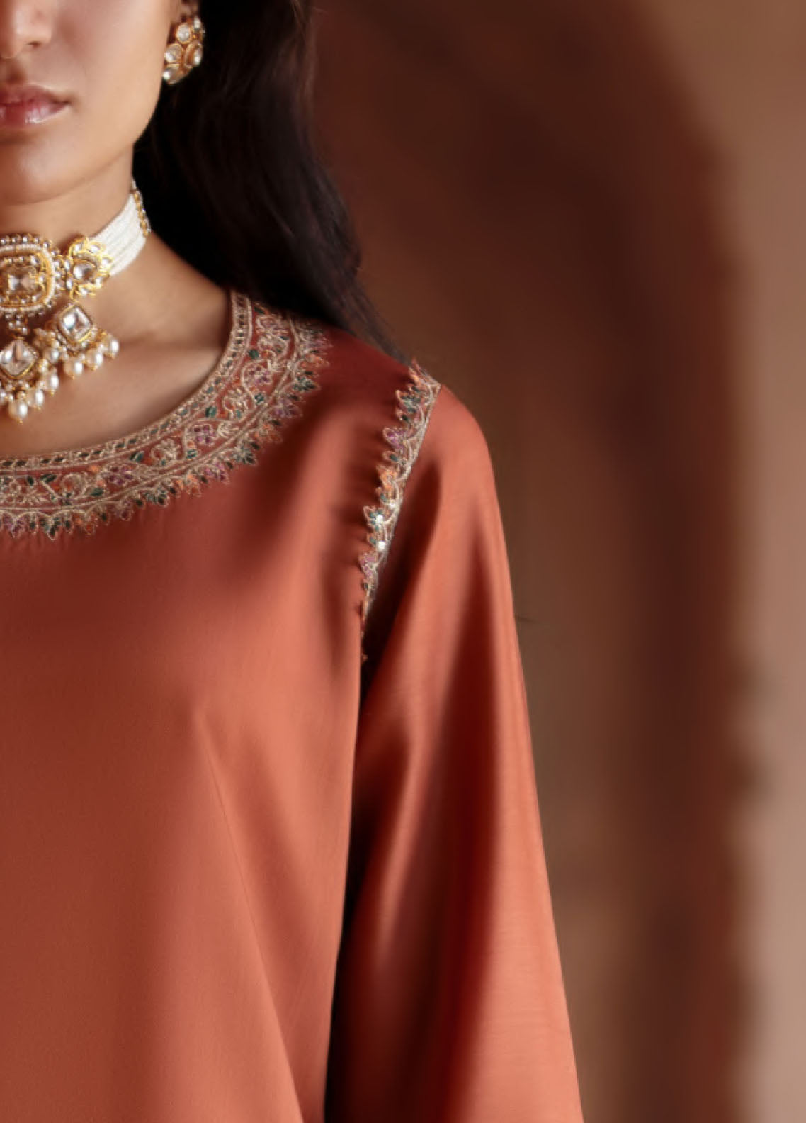 Ishqia By Casual Lite Premium Embroidered Silk Viscose 3 Piece Stitched Suit CL26IFD D-02 Ishqia By Casual Lite Premium Embroidered Silk Viscose 3 Piece Stitched Suit CL26IFD D-02