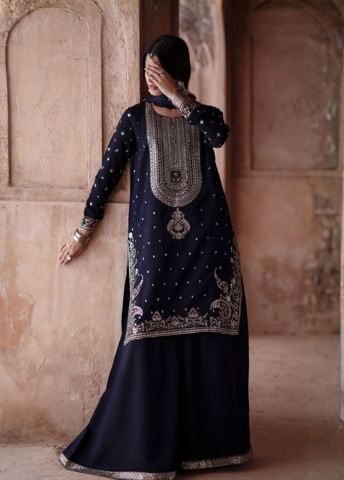 Ishqia By Casual Lite Premium Embroidered Silk Viscose 3 Piece Stitched Suit CL26IFD D-03 Ishqia By Casual Lite Premium Embroidered Silk Viscose 3 Piece Stitched Suit CL26IFD D-03