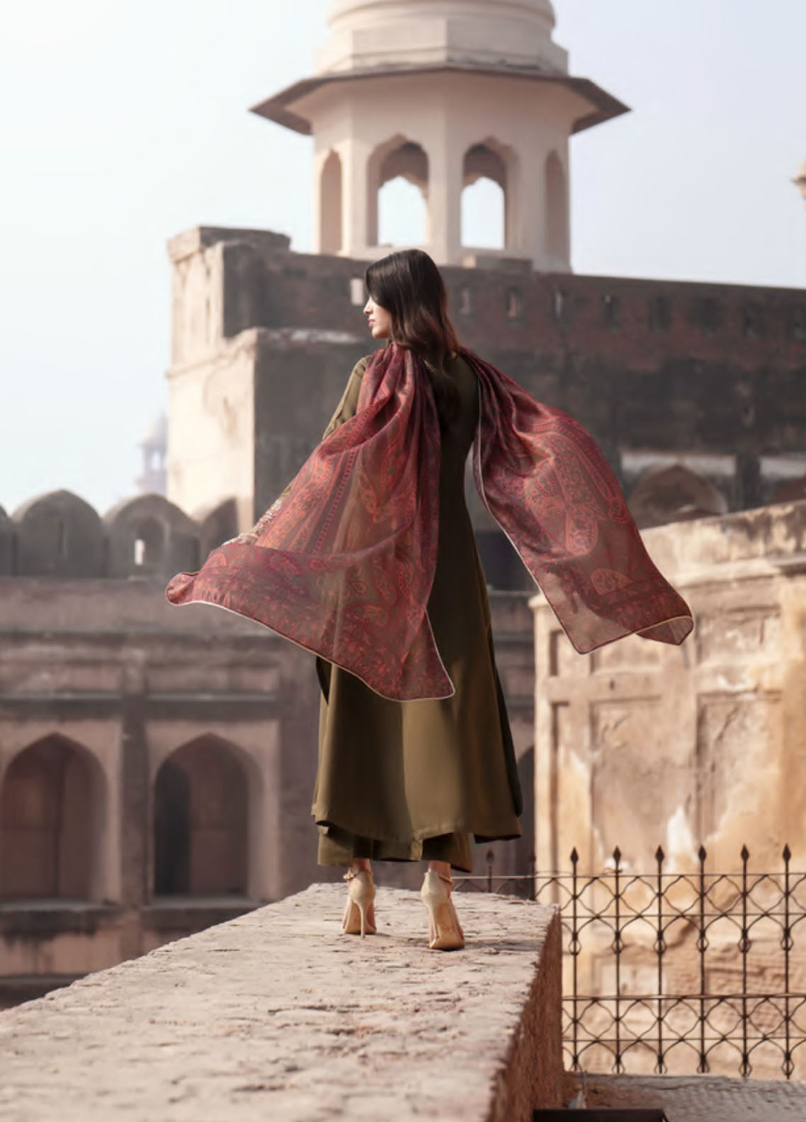 Ishqia By Casual Lite Premium Embroidered Silk Viscose 3 Piece Stitched Suit CL26IFD D-04 Ishqia By Casual Lite Premium Embroidered Silk Viscose 3 Piece Stitched Suit CL26IFD D-04