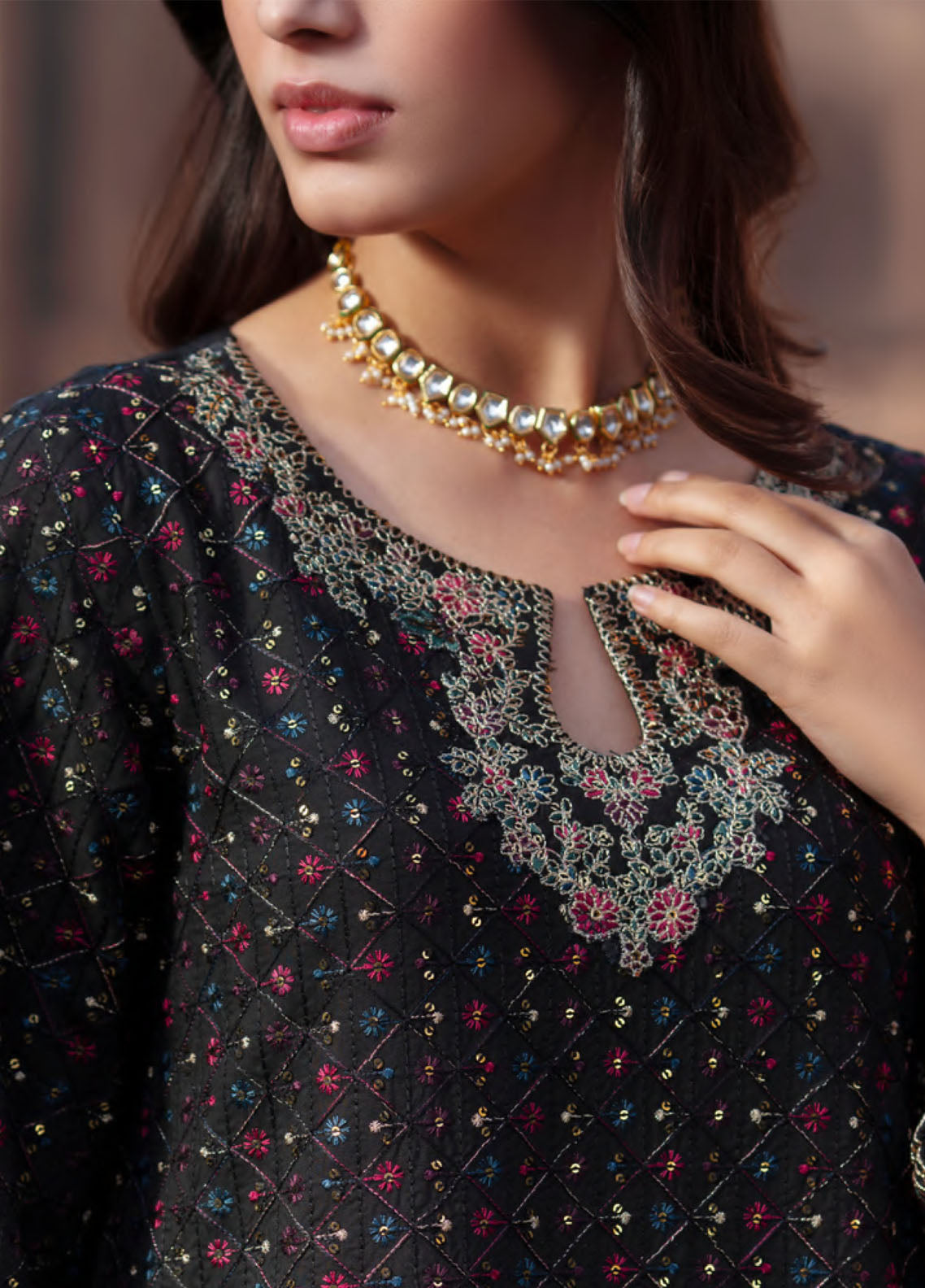 Ishqia By Casual Lite Premium Embroidered Silk Viscose 3 Piece Stitched Suit CL26IFD D-05 Ishqia By Casual Lite Premium Embroidered Silk Viscose 3 Piece Stitched Suit CL26IFD D-05