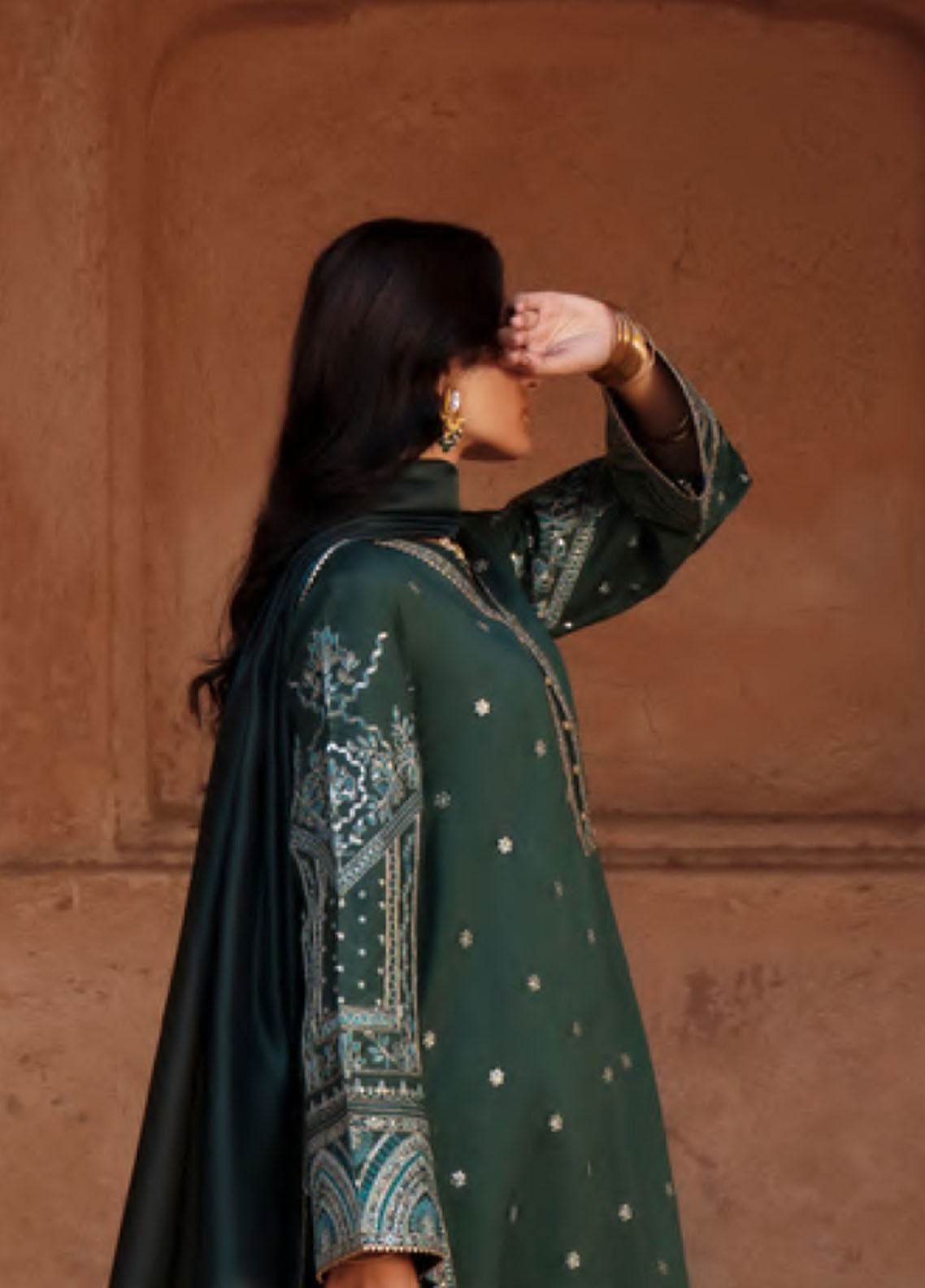 Ishqia By Casual Lite Premium Embroidered Silk Viscose 3 Piece Stitched Suit CL26IFD D-07 Ishqia By Casual Lite Premium Embroidered Silk Viscose 3 Piece Stitched Suit CL26IFD D-07