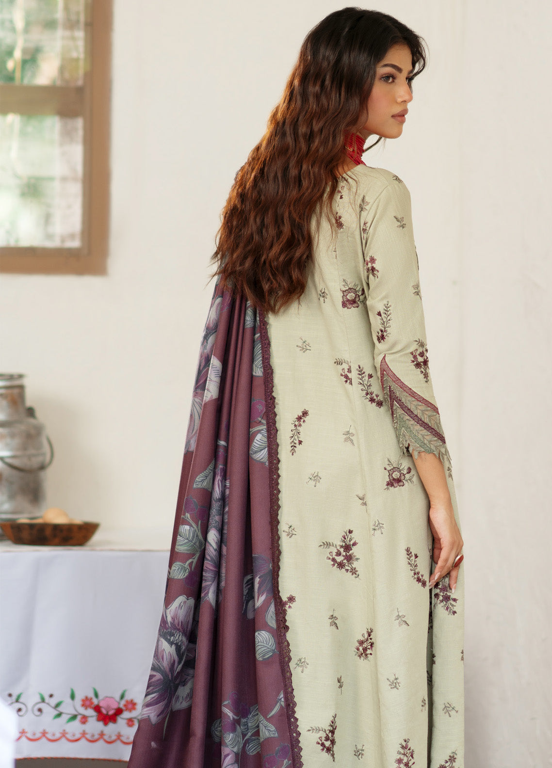 Iznik Embroidered Khaddar 3 Piece Unstitched Suit IZ24PW IPK-12 Iznik Embroidered Khaddar 3 Piece Unstitched Suit IZ24PW IPK-12