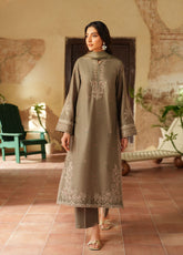 Iznik Embroidered Viscose Linen Suits Unstitched 3 Piece IZ25PF IPF-02