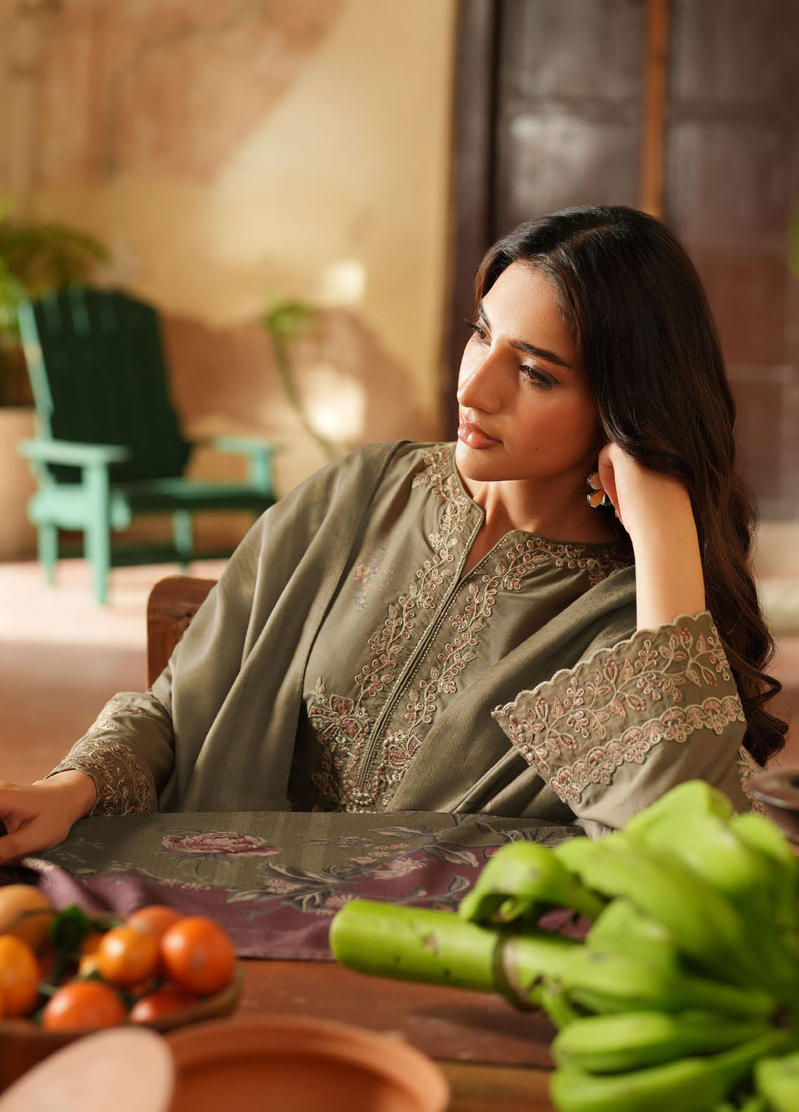 Iznik Embroidered Viscose Linen Suits Unstitched 3 Piece IZ25PF IPF-02 Iznik Embroidered Viscose Linen Suits Unstitched 3 Piece IZ25PF IPF-02