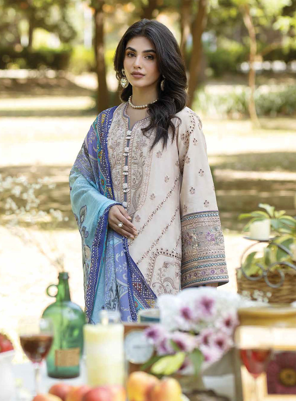 Jaan-E-Adaa By Imrozia Premium Embroidered Lawn 3 Piece Unstitched Suit IMP24J IPL-10 ZIBAAI Jaan-E-Adaa By Imrozia Premium Embroidered Lawn 3 Piece Unstitched Suit IMP24J IPL-10 ZIBAAI