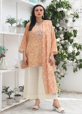 Jacquard Blossom By Rashid Textile Embroidered Lawn 3 Piece Unstitched Suit RT25JB D-8933