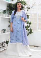 Jacquard Blossom By Rashid Textile Embroidered Lawn 3 Piece Unstitched Suit RT25JB D-8937