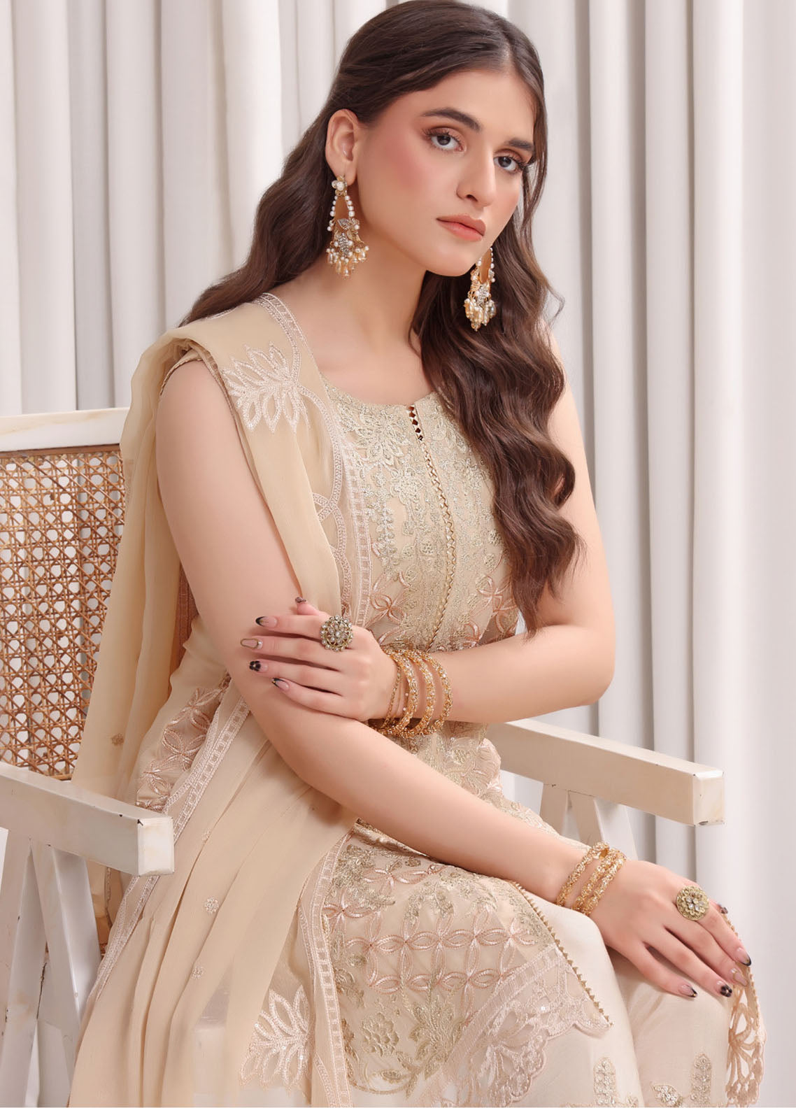 Jahanara By Soghat Creation Embroidered Chiffon 3 Piece Unstitched Suit SC25JF SJ-02 Jahanara By Soghat Creation Embroidered Chiffon 3 Piece Unstitched Suit SC25JF SJ-02
