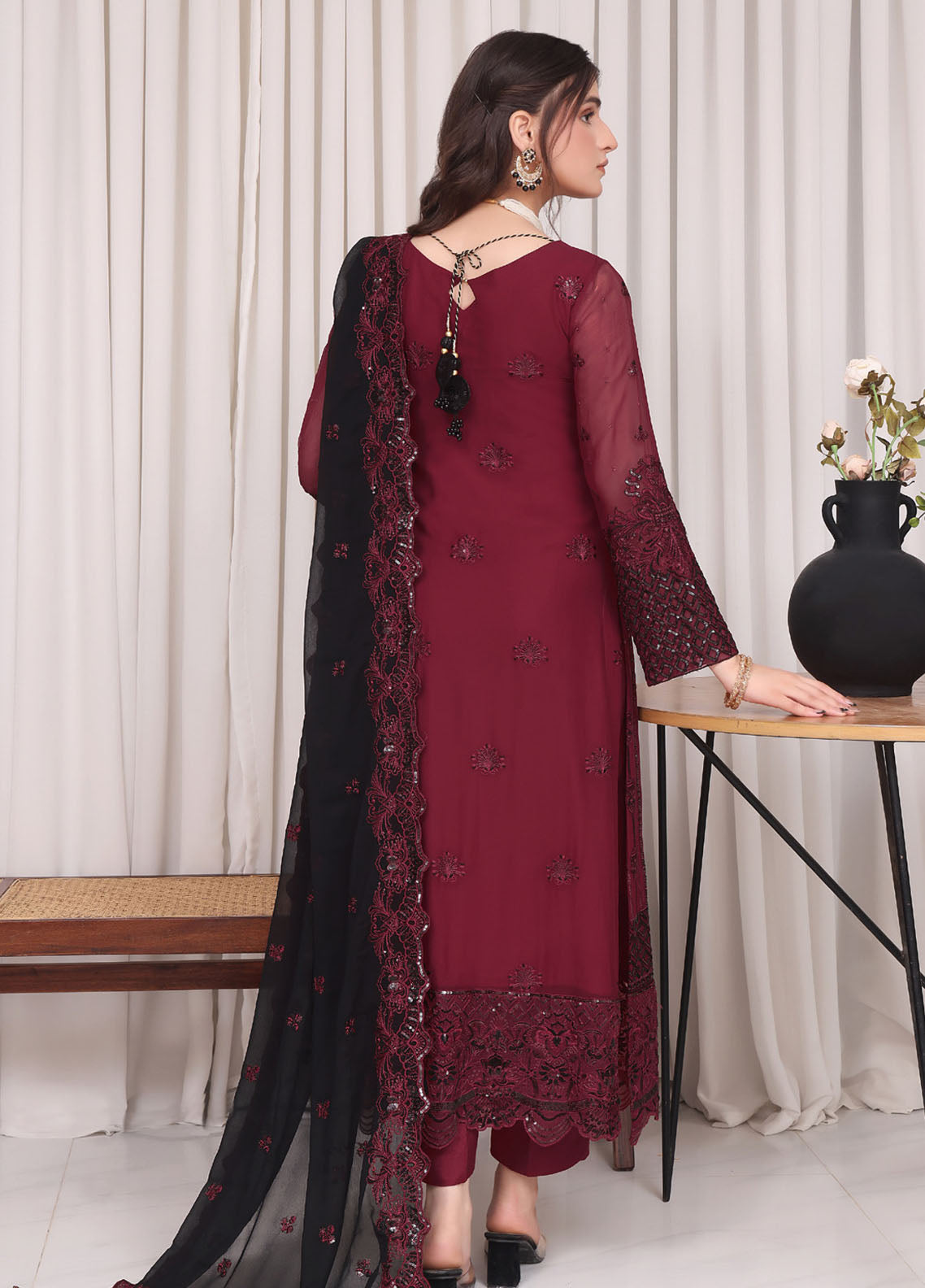 Jahanara By Soghat Creation Embroidered Chiffon 3 Piece Unstitched Suit SC25JF SJ-05 Jahanara By Soghat Creation Embroidered Chiffon 3 Piece Unstitched Suit SC25JF SJ-05