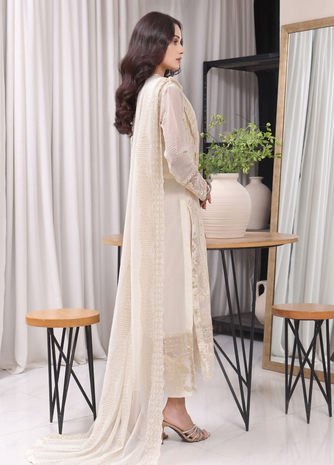 Jahanara By Soghat Creation Embroidered Chiffon 3 Piece Unstitched Suit SC25JF SJ-06 Jahanara By Soghat Creation Embroidered Chiffon 3 Piece Unstitched Suit SC25JF SJ-06