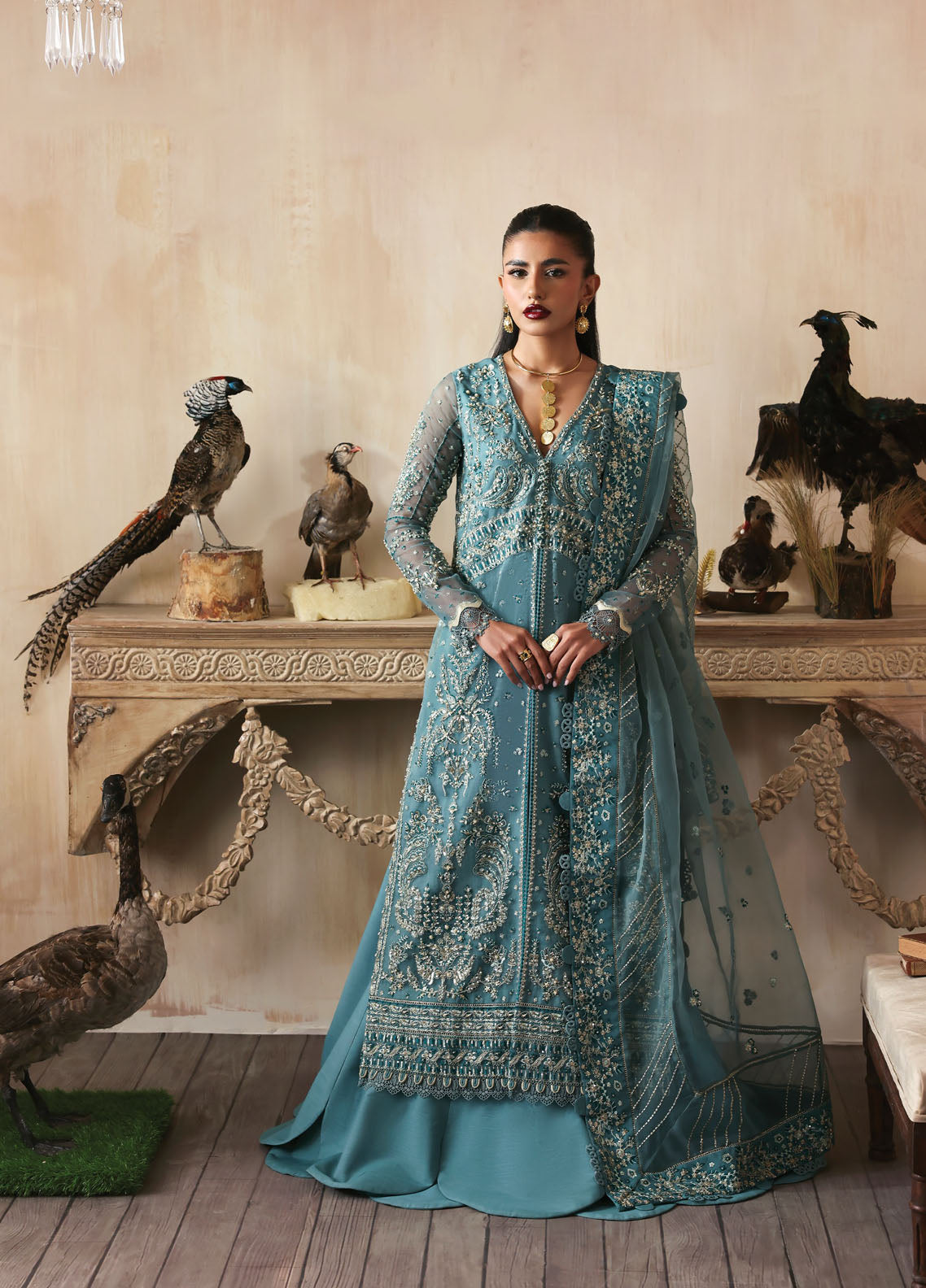 Jahanara By Zarposh Festive Embroidered Organza 3 Piece Unstitched Suit ZP25JFV3 D-AMYRA Jahanara By Zarposh Festive Embroidered Organza 3 Piece Unstitched Suit ZP25JFV3 D-AMYRA