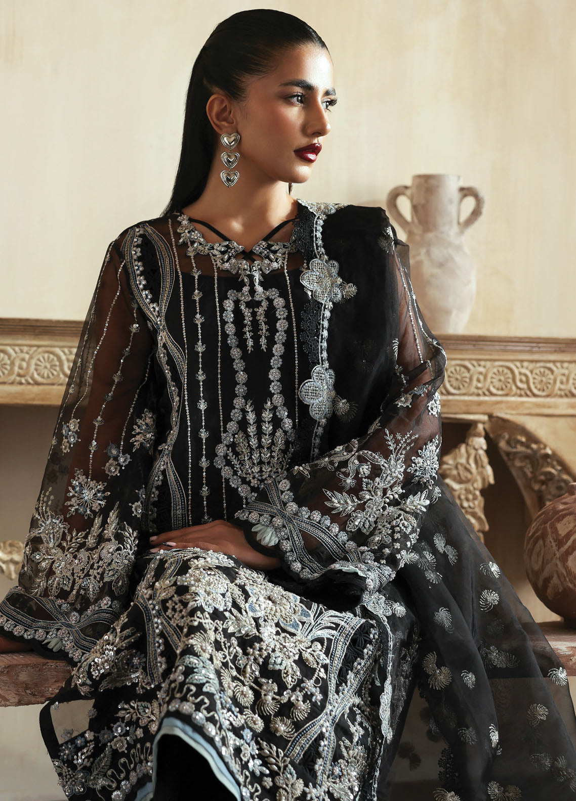 Jahanara By Zarposh Festive Embroidered Organza 3 Piece Unstitched Suit ZP25JFV3 D-AYZEL Jahanara By Zarposh Festive Embroidered Organza 3 Piece Unstitched Suit ZP25JFV3 D-AYZEL