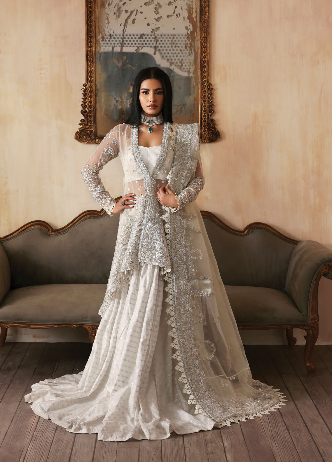 Jahanara By Zarposh Festive Embroidered Organza 3 Piece Unstitched Suit ZP25JFV3 D-ZAUNISA Jahanara By Zarposh Festive Embroidered Organza 3 Piece Unstitched Suit ZP25JFV3 D-ZAUNISA