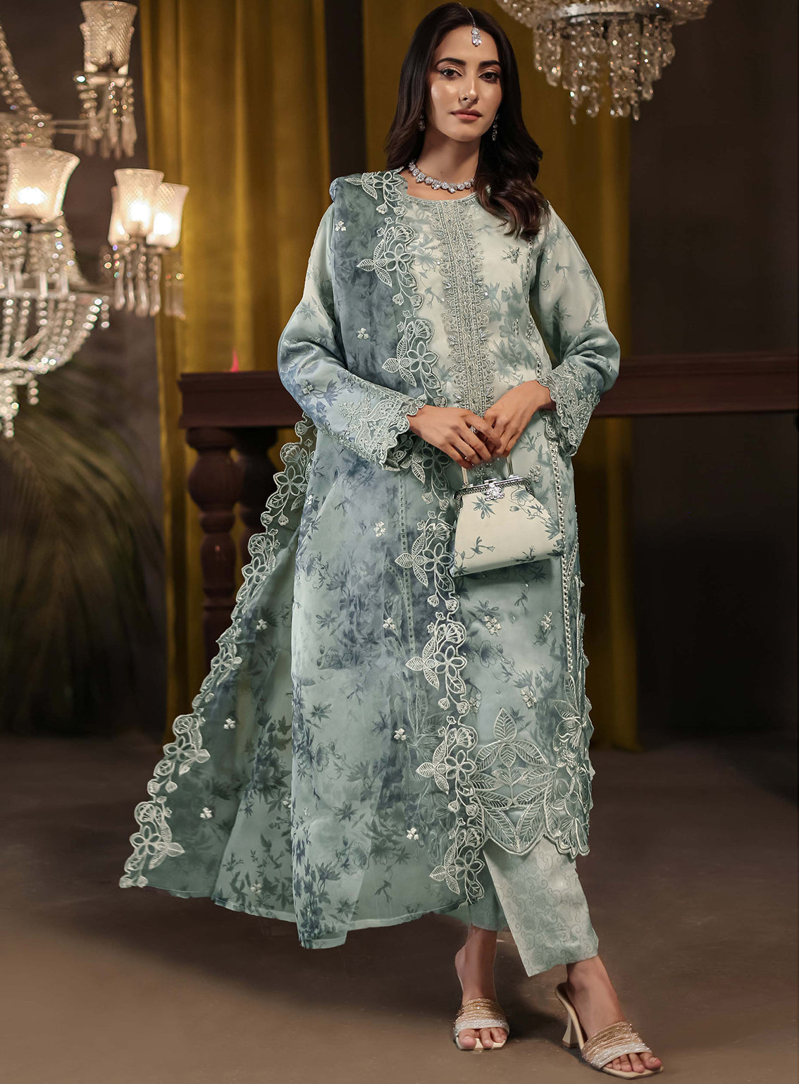 Jahira By Noori Fabrics Embroidered Organza 3 Piece Stitched Suit NF24FF D-06 Jahira By Noori Fabrics Embroidered Organza 3 Piece Stitched Suit NF24FF D-06