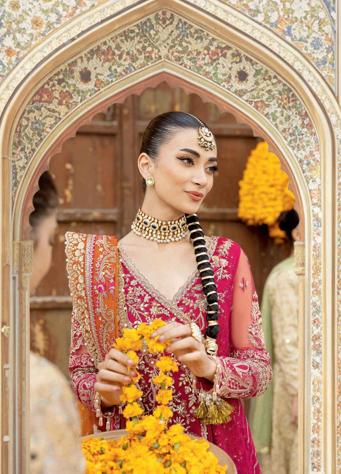 Jashn By Imrozia Embroidered Net 3 Piece Unstitched Suit IM24JBE D-SB-36 JANAAN Jashn By Imrozia Embroidered Net 3 Piece Unstitched Suit IM24JBE D-SB-36 JANAAN