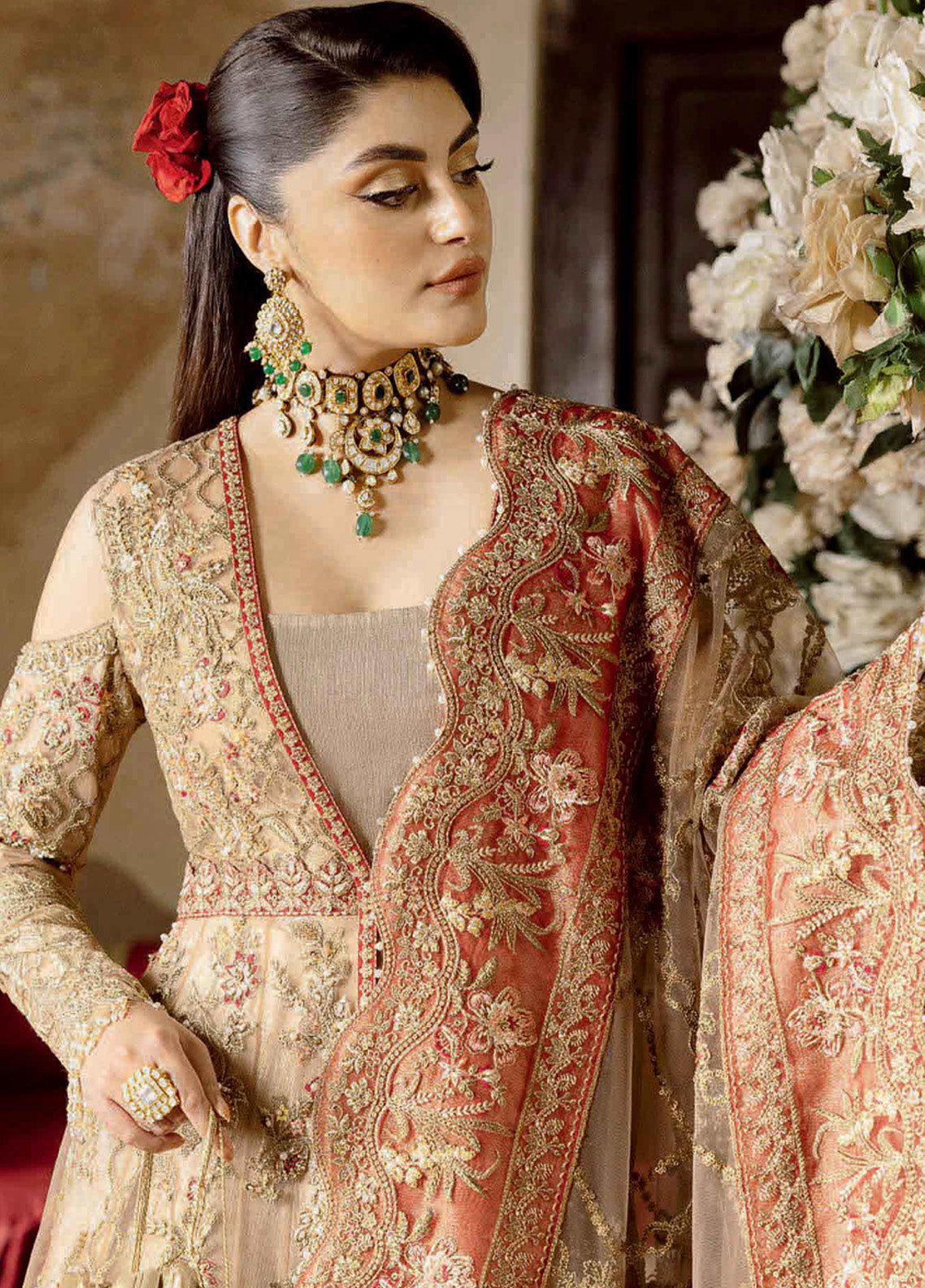 Jashn By Imrozia Embroidered Net 3 Piece Unstitched Suit IM24JBE D-SB-37 ZARNIGAR Jashn By Imrozia Embroidered Net 3 Piece Unstitched Suit IM24JBE D-SB-37 ZARNIGAR