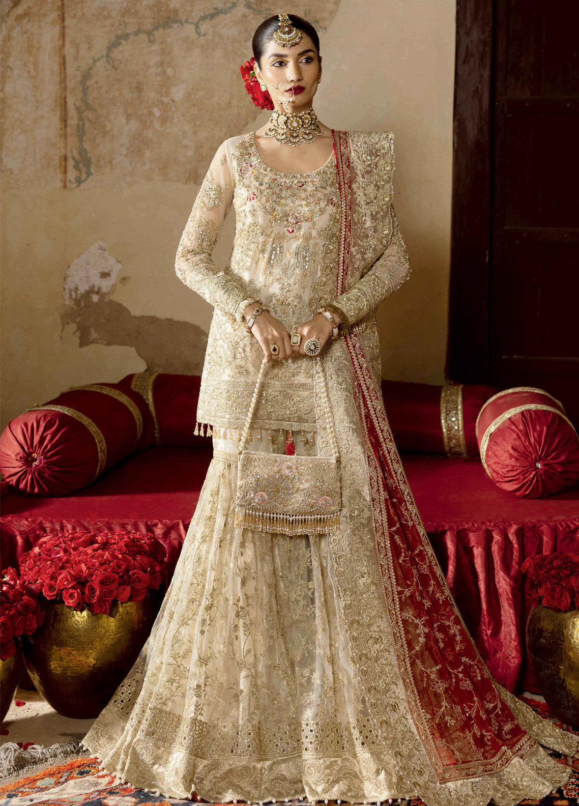Jashn By Imrozia Embroidered Net 3 Piece Unstitched Suit IM24JBE D-SB-38 PEMAAN Jashn By Imrozia Embroidered Net 3 Piece Unstitched Suit IM24JBE D-SB-38 PEMAAN