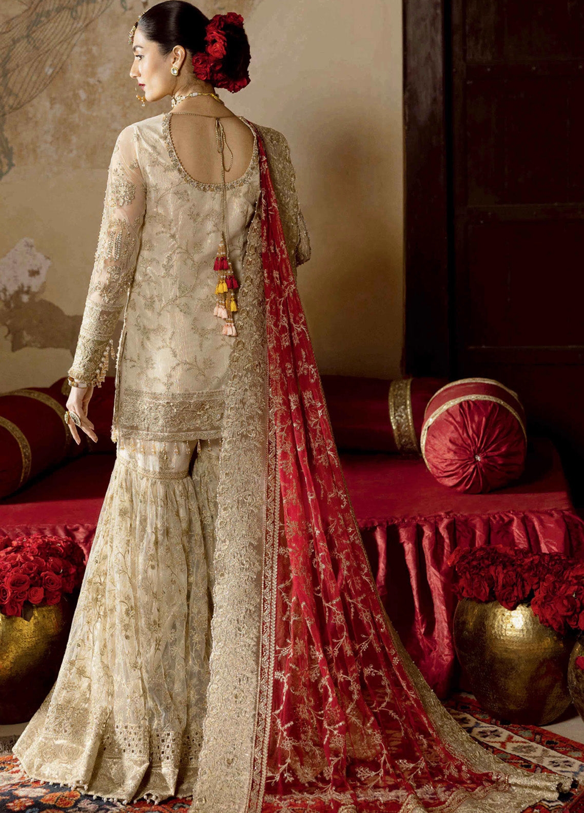 Jashn By Imrozia Embroidered Net 3 Piece Unstitched Suit IM24JBE D-SB-38 PEMAAN Jashn By Imrozia Embroidered Net 3 Piece Unstitched Suit IM24JBE D-SB-38 PEMAAN