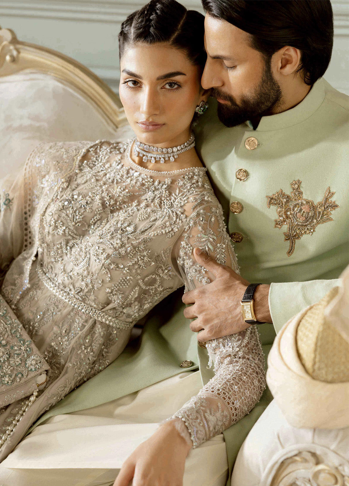 Jashn By Imrozia Embroidered Net 3 Piece Unstitched Suit IM24JBE D-SB-40 TABAAN Jashn By Imrozia Embroidered Net 3 Piece Unstitched Suit IM24JBE D-SB-40 TABAAN