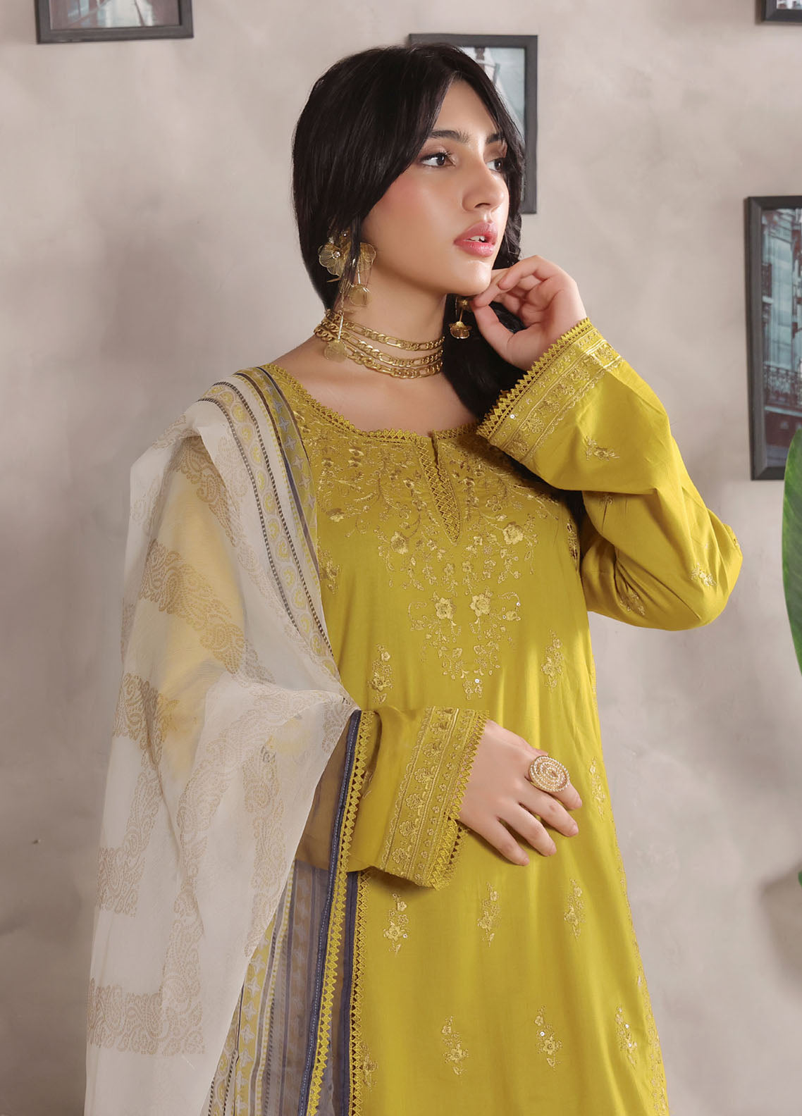 Jasmine By Soghat Creation Chikankari Cotton 3 Piece Unstitched Suit SC25JV3 D-02 Jasmine By Soghat Creation Chikankari Cotton 3 Piece Unstitched Suit SC25JV3 D-02