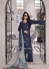 Jasmine By Soghat Creation Chikankari Cotton 3 Piece Unstitched Suit SC25JV3 D-04