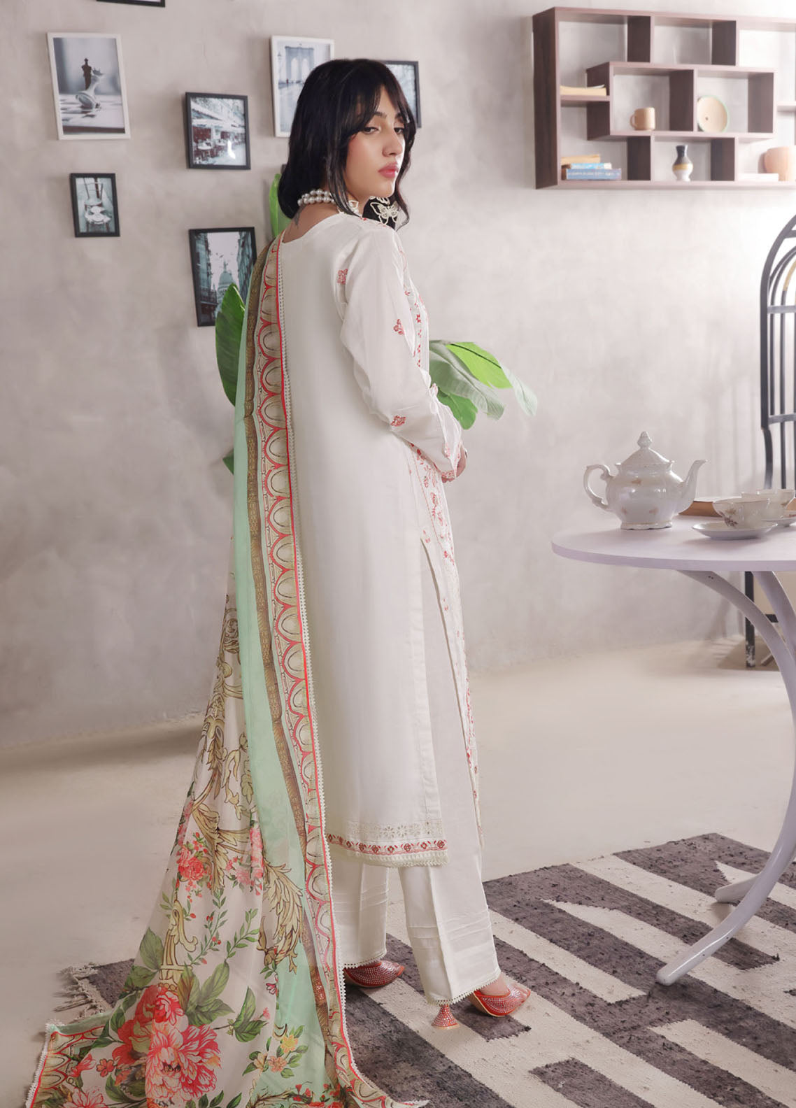 Jasmine By Soghat Creation Chikankari Cotton 3 Piece Unstitched Suit SC25JV3 D-05 Jasmine By Soghat Creation Chikankari Cotton 3 Piece Unstitched Suit SC25JV3 D-05